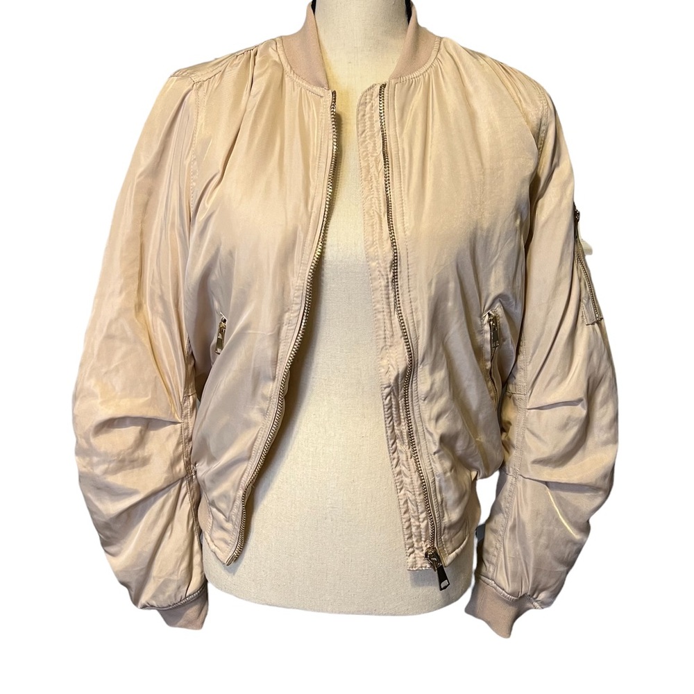 Noble U Tan Bomber Jacket